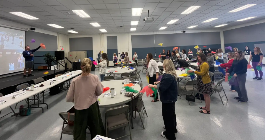 DAC Members participating in an activity