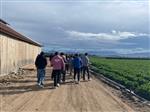 students on a farm