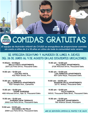 Free Meals Spanish