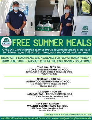 Free Summer Meals Flyer