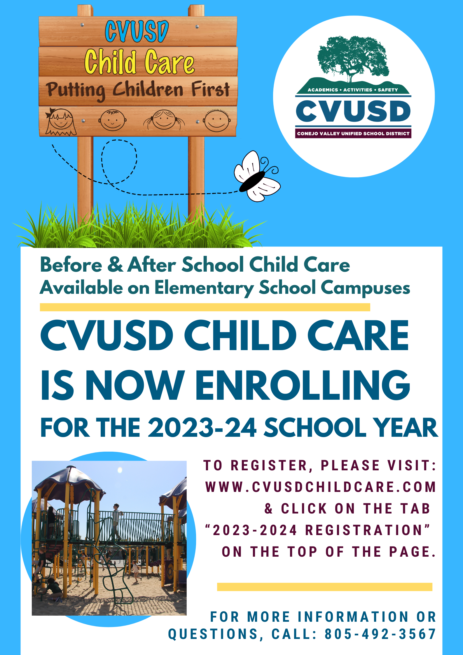 CVUSD Child Care Registration is Now Open